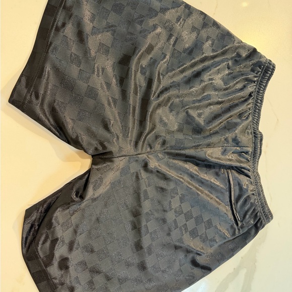 Supreme Black Checkered Athletic Shorts - Picture 4 of 7